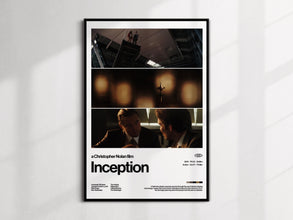Inception Movie Poster  Modern Wall Art, Christopher Nolan Sci-Fi Film (PDF Download) 4318606569