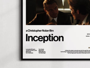 Inception Movie Poster  Modern Wall Art, Christopher Nolan Sci-Fi Film (PDF Download) 4318606569