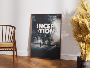 Inception Movie Poster, Christopher Nolan Film Print, Print Movie Poster  , Wall Art, Vintage Poster, Gift Idea, Leonardo DiCaprio 1892554895