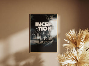 Inception Movie Poster, Christopher Nolan Film Print, Print Movie Poster  , Wall Art, Vintage Poster, Gift Idea, Leonardo DiCaprio 1892554895