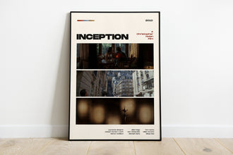 Inception Movie Poster, Modern Movie Poster Print, Inception Poster Wall Decor, DIGITAL FILES, Christopher Nolan, Leonardo Dicaprio 1380170982