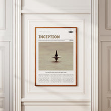 Inception, Christopher Nolan, Retro Movie Poster, Custom Movie Poster 4421168773
