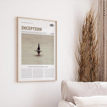 Inception, Christopher Nolan, Retro Movie Poster, Custom Movie Poster 4421168773