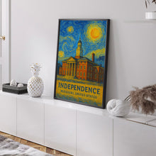 Independence Poster Print, Independence Travel Poster, Independence Van Gogh Style Wall Art, Independence, Missouri, United States