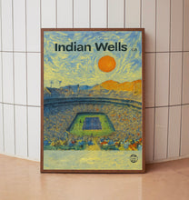Indian Wells Poster, Minimalist, Helvetica, Mid-Century Modern, Indian Wells California Print, Indian Wells Wall Art, Indian Wells Tennis