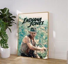 Indiana Jones Poster, Retro Movie Poster, Vintage Poster, Printable Art, Gift for Him, Action Movie, Mads Mikkelsen, Phoebe Waller Bridge 1893677559