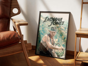Indiana Jones Poster, Retro Movie Poster, Vintage Poster, Printable Art, Gift for Him, Action Movie, Mads Mikkelsen, Phoebe Waller Bridge 1893677559