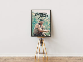 Indiana Jones Poster, Retro Movie Poster, Vintage Poster, Printable Art, Gift for Him, Action Movie, Mads Mikkelsen, Phoebe Waller Bridge 1893677559