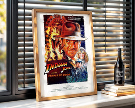 Indiana Jones Temple of Doom - 1980s Movie Poster (Digital File) 685132114