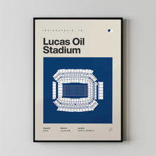 Indianapolis Colts Poster, Lucas Oil Stadium Print, Mid Century Modern Football Poster,-2DMS6L