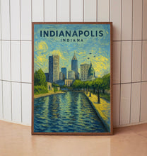 Indianapolis Indiana Print, Indianapolis Indiana Wall Art, Indianapolis Poster, Indiana Poster, Indianapolis Skyline, Indiana Wall Art