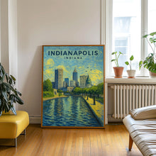 Indianapolis Indiana Print, Indianapolis Indiana Wall Art, Indianapolis Poster, Indiana Poster, Indianapolis Skyline, Indiana Wall Art