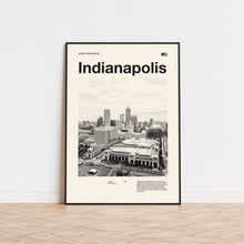 Indianapolis Print  Indianapolis Poster  Indianapolis Wall Art  Mid Century Poster  Travel Print Art  Indiana 1602193133