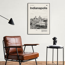 Indianapolis Print  Indianapolis Poster  Indianapolis Wall Art  Mid Century Poster  Travel Print Art  Indiana 1602193133