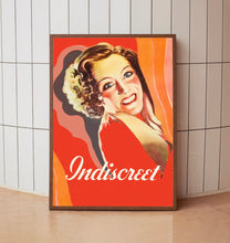 Indiscreet 1931Poster Art Print Movie Posters Gift for Movie lovers