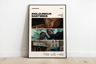 Inglourious Basterds Movie Poster, Modern Movie Poster Print, Wall Decor, DIGITAL FILES, Quentin Tarantino, Brad Pitt 1433177181