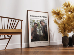 Inglourious Basterds Poster, Quentin Tarantino Cult Movie Print, Brad Pitt Poster, Alternative Inglourious Basterds Print, Movie Wall Decor 4302386770