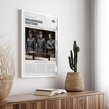 Inglourious Basterds, Quentin Tarantino, Retro Movie Poster, Custom Movie Poster 4421168360