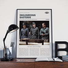 Inglourious Basterds, Quentin Tarantino, Retro Movie Poster, Custom Movie Poster 4421168360