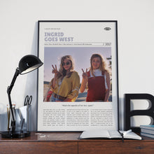 Ingrid Goes West, Matt Spicer, Retro Movie Poster, Custom Movie Poster Print 4421167670