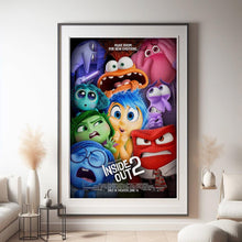 Inside Out 2 Movie Poster, Classic Film, Room Decor, Canvas Posters, Wall Art Poster, Poster Gifts 4331975067