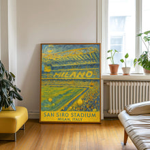 Inter Milan  San Siro Stadium  Black and White  Poster