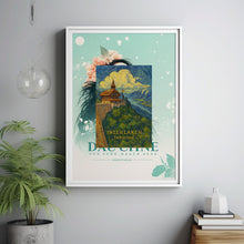 Interlaken Switzerland Print, Swiss Alps Travel Poster, Bernese Oberland, Lake Thun, Lake Brienz, Jungfrau, Grindelwald, Lauterbrunnen, Art