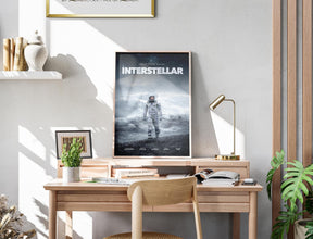 Interstellar Movie Poster, Retro Vintage Poster, Gift for Him, Wall Art, Matthew McConaughey, Christopher Nolan, Gift for Her, Anne Hathaway 1892129637