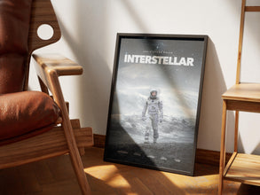 Interstellar Movie Poster, Retro Vintage Poster, Gift for Him, Wall Art, Matthew McConaughey, Christopher Nolan, Gift for Her, Anne Hathaway 1892129637