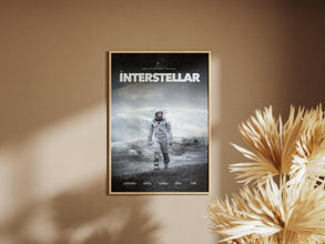 Interstellar Movie Poster, Retro Vintage Poster, Gift for Him, Wall Art, Matthew McConaughey, Christopher Nolan, Gift for Her, Anne Hathaway 1892129637