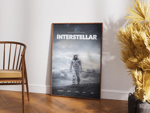 Interstellar Movie Poster, Retro Vintage Poster, Gift for Him, Wall Art, Matthew McConaughey, Christopher Nolan, Gift for Her, Anne Hathaway 1892129637