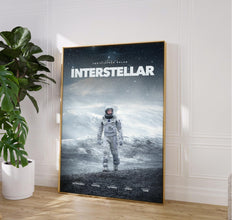 Interstellar Movie Poster, Retro Vintage Poster, Gift for Him, Wall Art, Matthew McConaughey, Christopher Nolan, Gift for Her, Anne Hathaway 1892129637