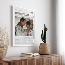 Interstellar, Christopher Nolan, Retro Movie Poster, Custom Movie Poster 4421166405