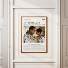 Interstellar, Christopher Nolan, Retro Movie Poster, Custom Movie Poster 4421166405