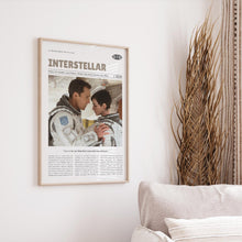 Interstellar, Christopher Nolan, Retro Movie Poster, Custom Movie Poster 4421166405
