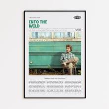 Into the Wild, Sean Penn, Retro Movie Poster, Custom Movie Poster 4421170630