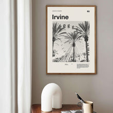Irvine City Art Print  Irvine Poster  Irvine Wall Art  Mid Century Poster  Travel Print Art  California 1579583175