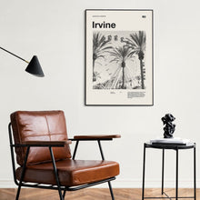 Irvine City Art Print  Irvine Poster  Irvine Wall Art  Mid Century Poster  Travel Print Art  California 1579583175
