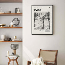 Irvine City Art Print  Irvine Poster  Irvine Wall Art  Mid Century Poster  Travel Print Art  California 1579583175
