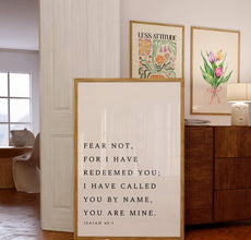Isaiah 431 Fear Not Print, Modern Christian Wall Art, Bible Verse Wall Art, Large Printable Art, Scripture Poster, Prayer Room Decor 1863141677 9777