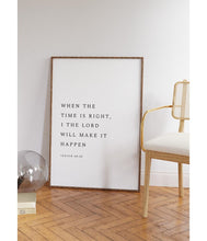 Isaiah 6022 Print, Modern Christian Wall Art, Bible Verse, Christian Poster, Minimalist Print, Scripture Art, Dorm Decor, God Saying 1903744807