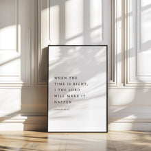 Isaiah 6022 Print, Modern Christian Wall Art, Bible Verse, Christian Poster, Minimalist Print, Scripture Art, Dorm Decor, God Saying 1903744807