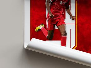 Isak Football Art Print Vector-Photo Liverpool Poster 4388308458