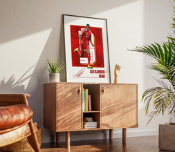 Isak Football Art Print Vector-Photo Liverpool Poster 4388308458