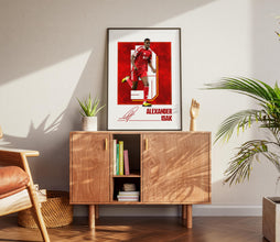 Isak Football Art Print Vector-Photo Liverpool Poster 4388308458