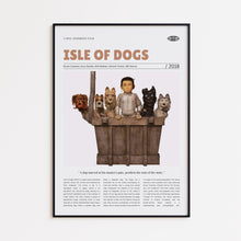 Isle of Dogs, Wes Anderson, Retro Movie Poster, Custom Movie Poster Print 4421168605
