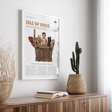 Isle of Dogs, Wes Anderson, Retro Movie Poster, Custom Movie Poster Print 4421168605
