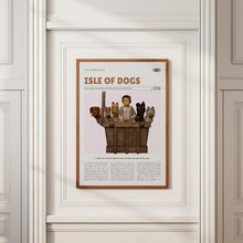 Isle of Dogs, Wes Anderson, Retro Movie Poster, Custom Movie Poster Print 4421168605