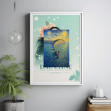 Isle of Wight AONB Poster, English Channel, The Needles Lighthouse, Vintage Travel Poster, Retro Art, Ventnor, Cowes, Isle of Wight Art