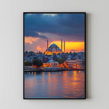 Istanbul Travel Poster Wall Art, Travel Print of Istanbul, Turkey Wall Art